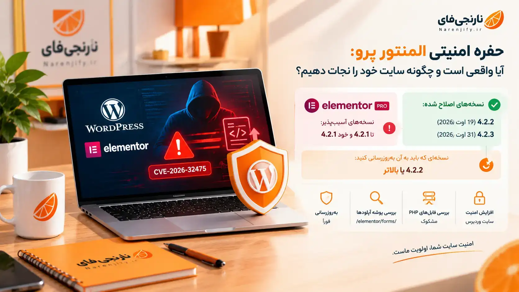 حفره امنیتی المنتور پرو: آیا واقعی است و چگونه سایت خود را نجات دهیم؟